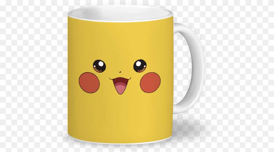 Caneca Pikachu Face De Vivi Saccna Bts, Cup, Beverage, Coffee, Coffee Cup Png