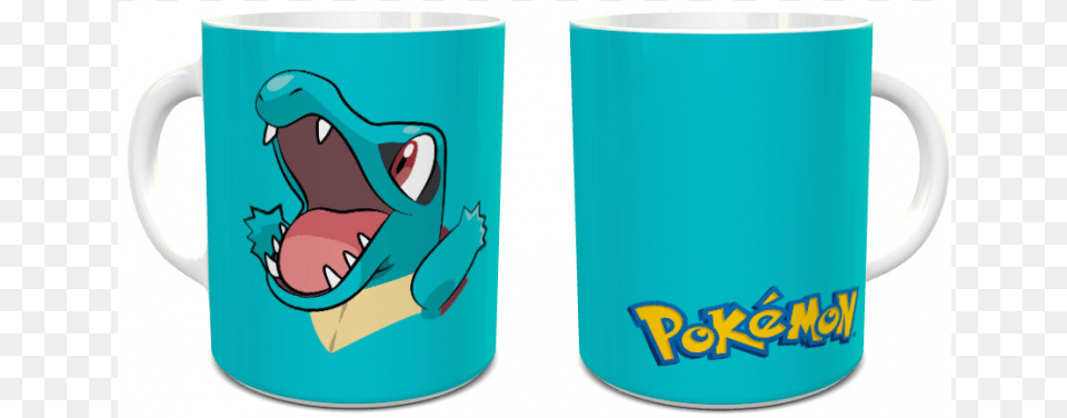 Caneca Pokmon Totodile Coffee Cup, Beverage, Coffee Cup Png Image