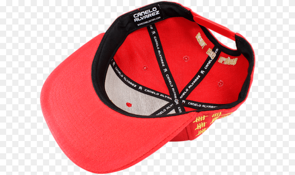 Canelo Alvarez 24k Snap Back Red Baseball Cap, Baseball Cap, Clothing, Hat, Accessories Free Png