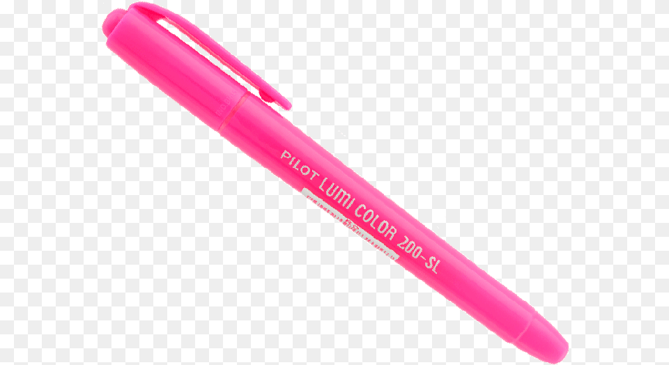 Caneta Pilot Marca Texto Lumicolor 200sl Rosa Lumi Color Marca Texto, Pen Free Png