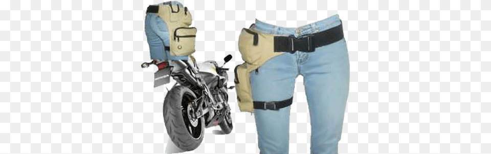 Canguro Para Pierna Moto, Clothing, Pants, Adult, Male Free Png Download