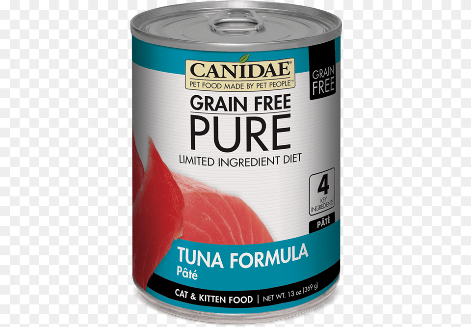 Canidae Grain Pure Limited Ingredient Diet Tuna Fish Products, Aluminium, Tin, Can, Canned Goods Png Image