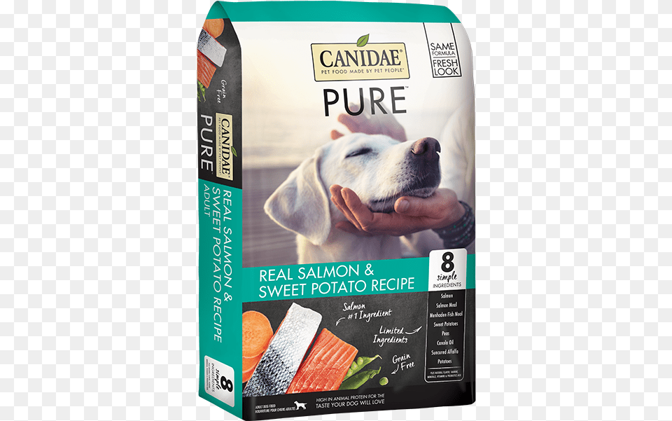 Canidae Pure Real Salmon And Sweet Potato, Advertisement, Poster, Animal, Canine Png Image