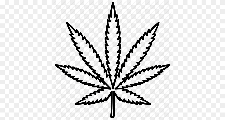 Cannabis Drug Hash Leaf Marijuana Medical Pot Icon, Plant Free Png Download
