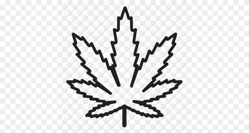 Cannabis Drug Hashish Hemp Leaf Marihuana Marijuana Icon, Plant, Nature, Outdoors, Snow Png Image