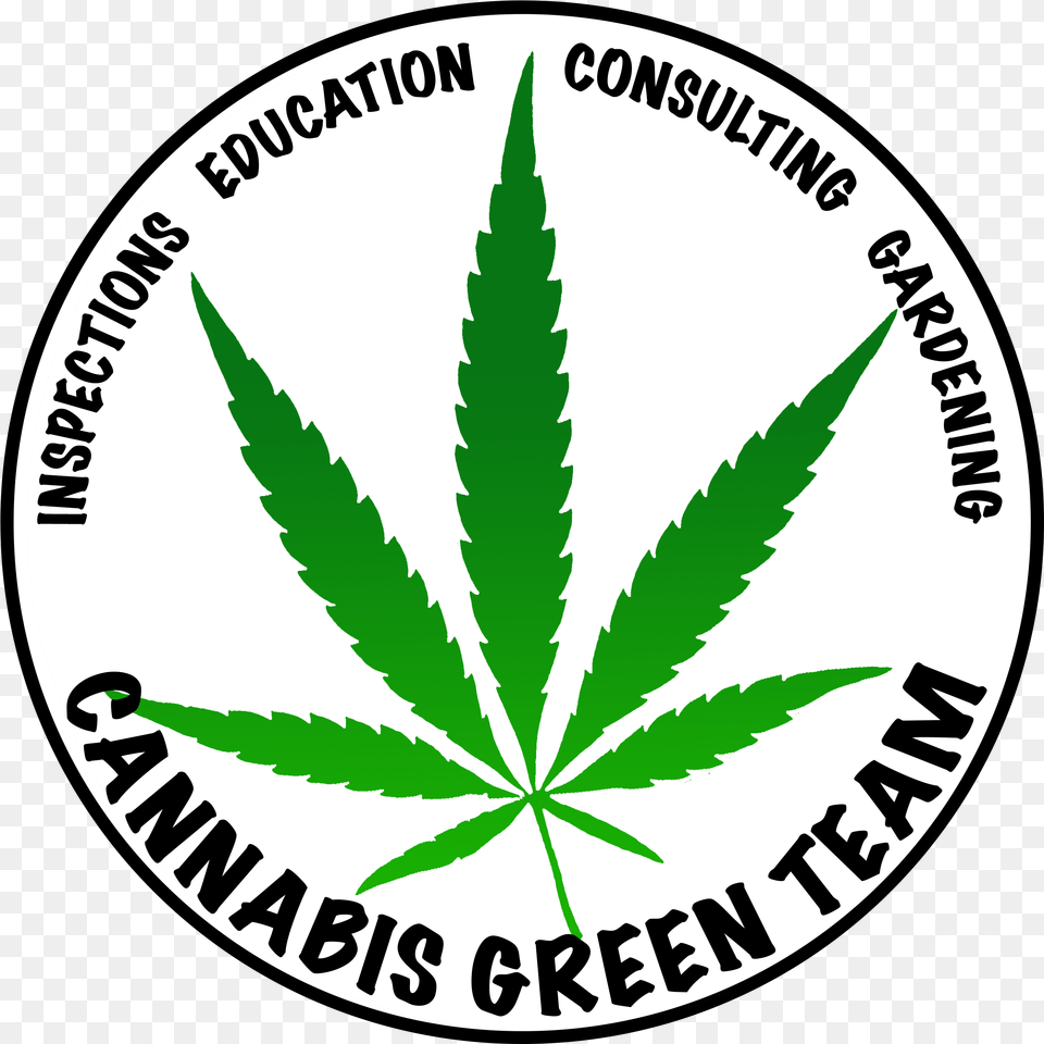 Cannabis Green Team Logo The Cannabis Team, Leaf, Plant, Weed, Hemp Png Image