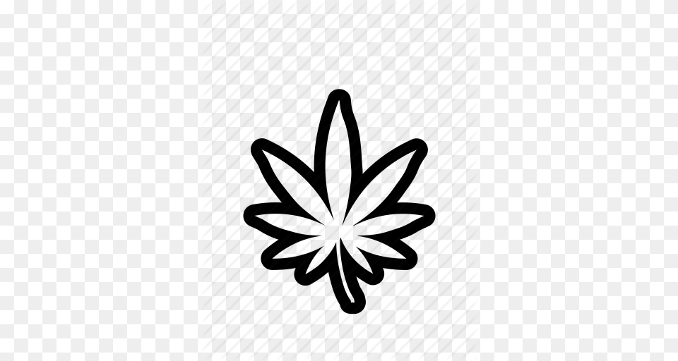 Cannabis Hemp Leaf Marijuana Pot Pot Leaf Icon, Plant Free Png