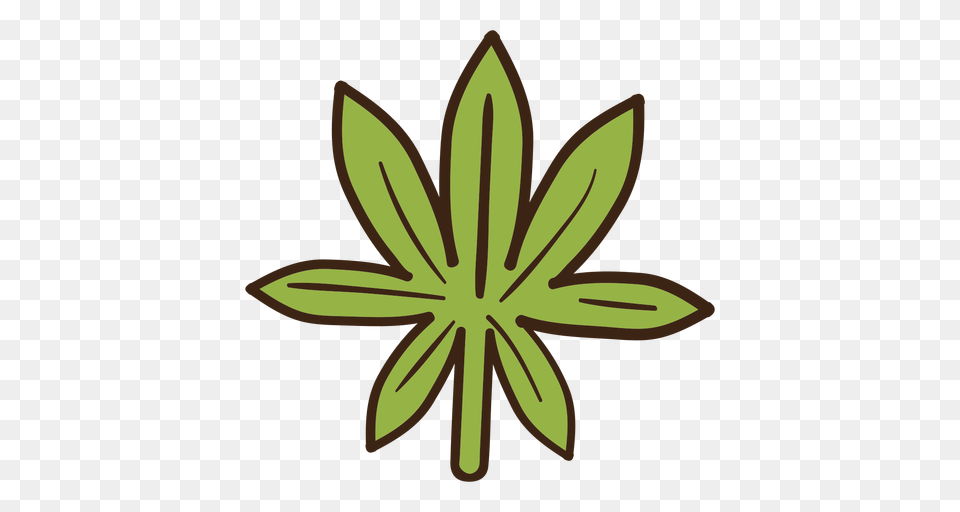 Cannabis Leaf Colored Doodle, Plant, Flower, Astronomy, Moon Free Png