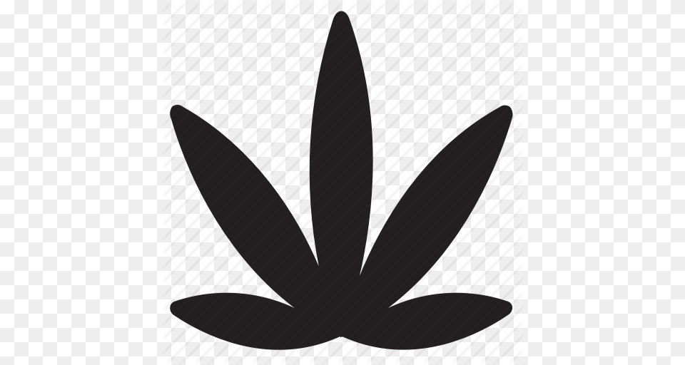 Cannabis Leaf Marijuana Pot Weed Icon, Flower, Plant, Lily, Pond Lily Free Png