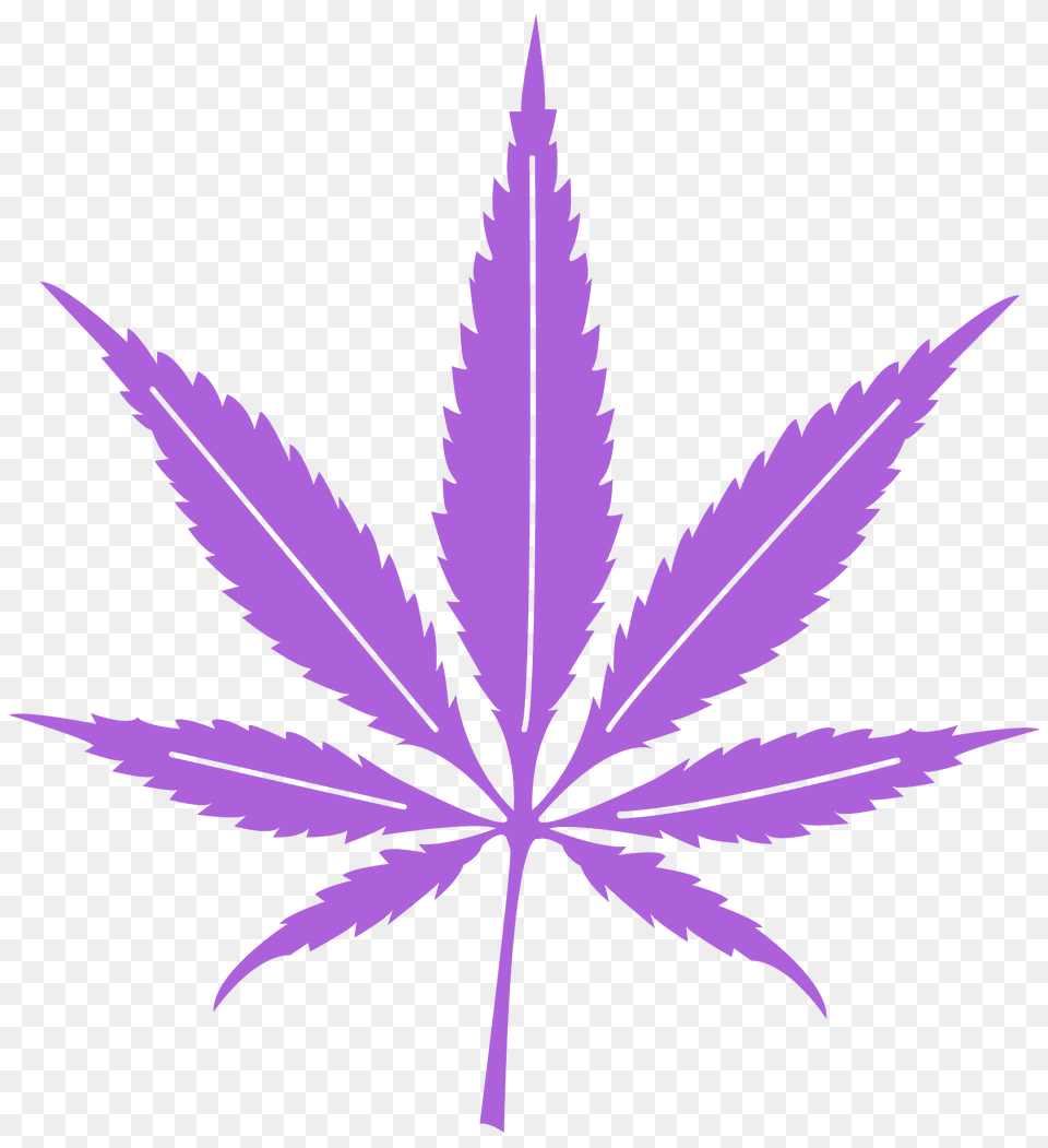 Cannabis Leaf Silhouette, Plant, Weed, Hemp Free Transparent Png