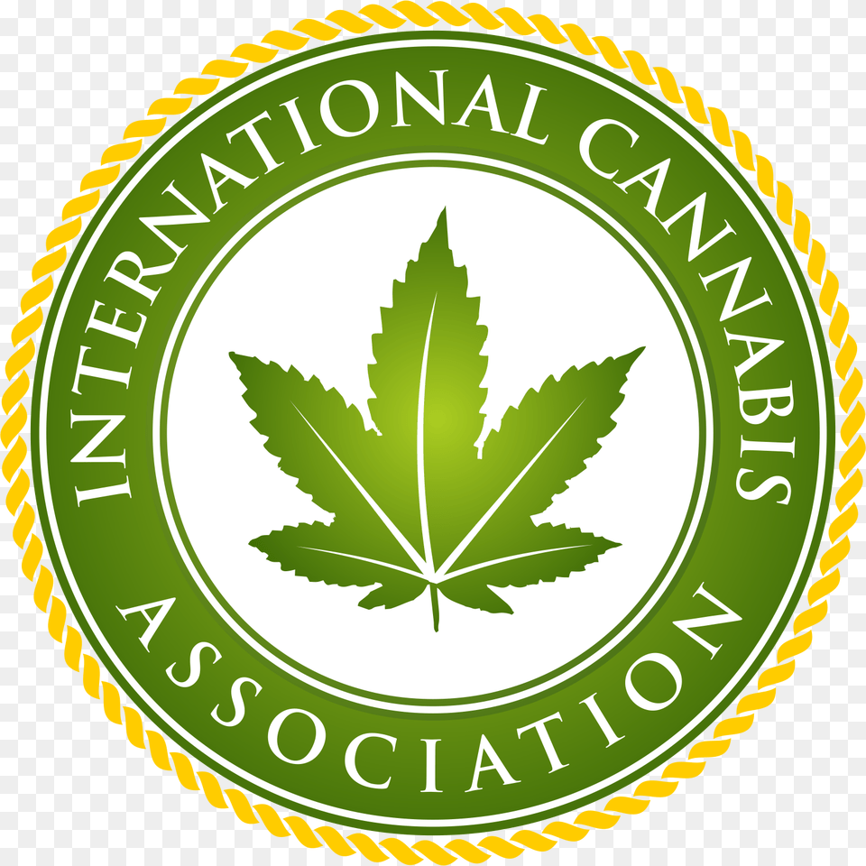 Cannabis Logo Associationi Ca Emblem, Leaf, Plant, Herbal, Herbs Png Image