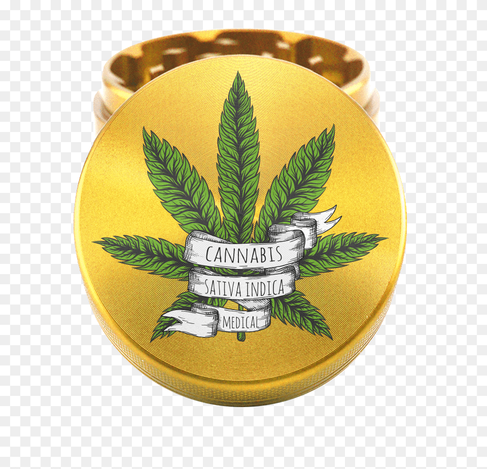 Cannadreams Cannabis Leaf Grinder Ilustracion Weed, Plant, Plate Png