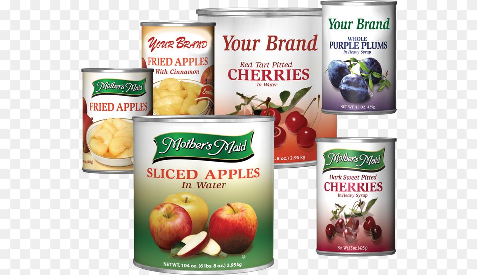 Canned Apples U0026 Fruit Burnette Foods Inc Superfood, Aluminium, Tin, Food, Ketchup Free Png Download