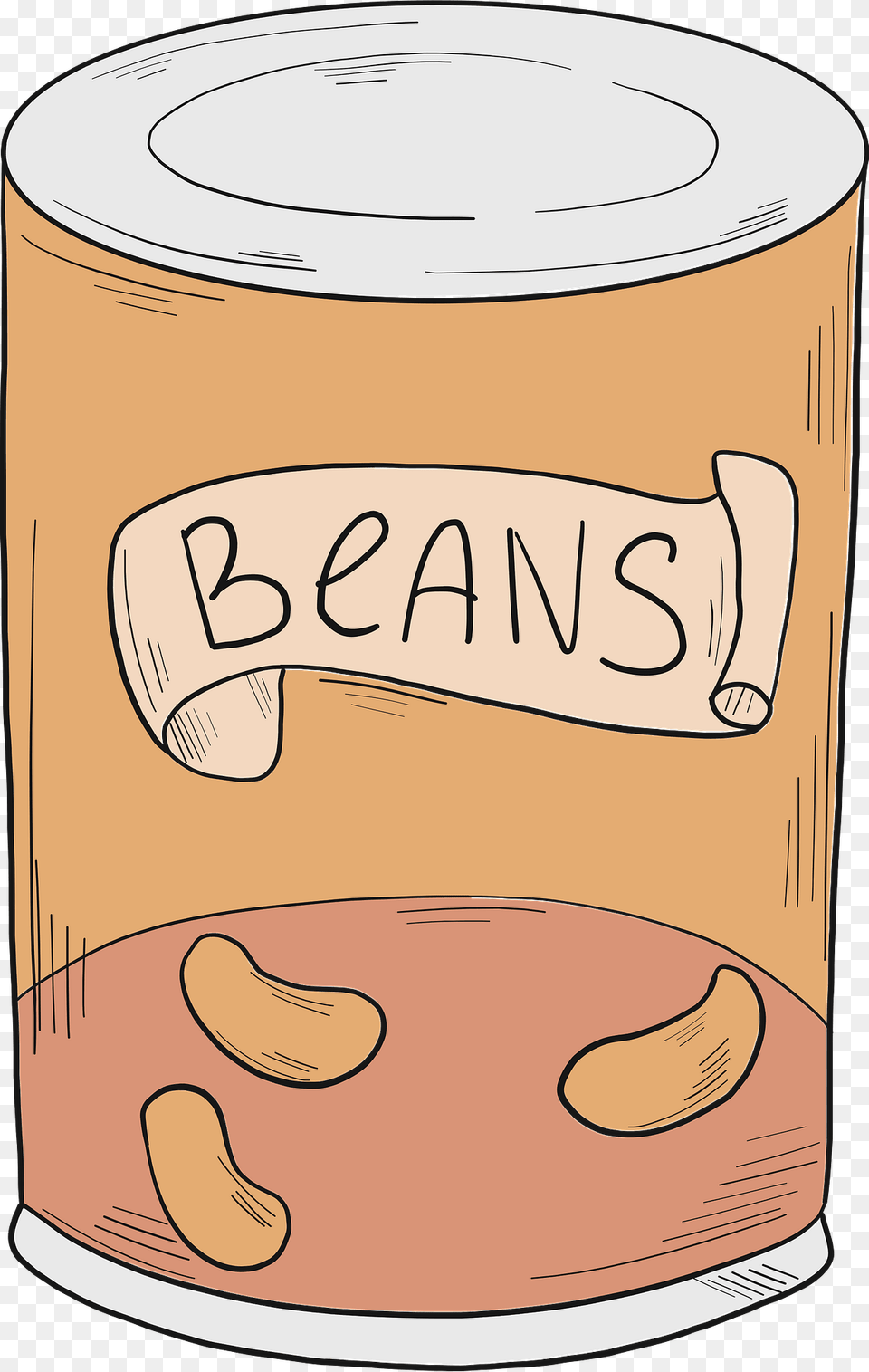 Canned Beans Clipart, Aluminium, Tin, Can, Canned Goods Png Image