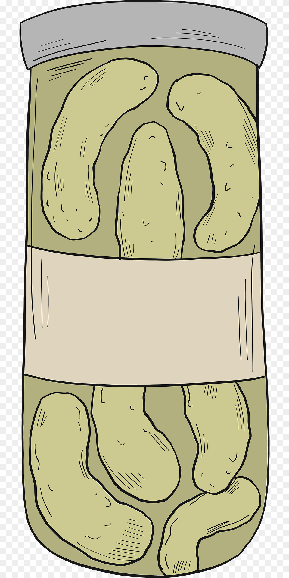 Canned Cucumbers Clipart, Food, Relish, Pickle, Face Free Transparent Png