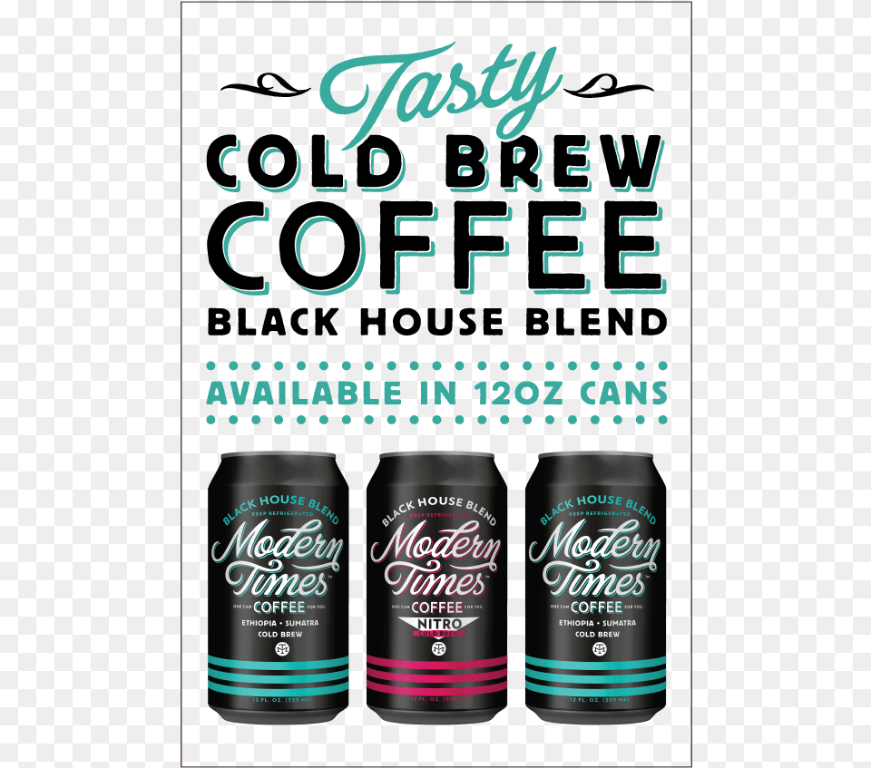Cannedcoldbrew Clear 02 Cola, Alcohol, Beer, Beverage, Lager Png