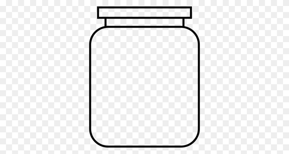 Canning Jar Stroke Icon, Electronics, Pottery, Screen, Vase Png Image