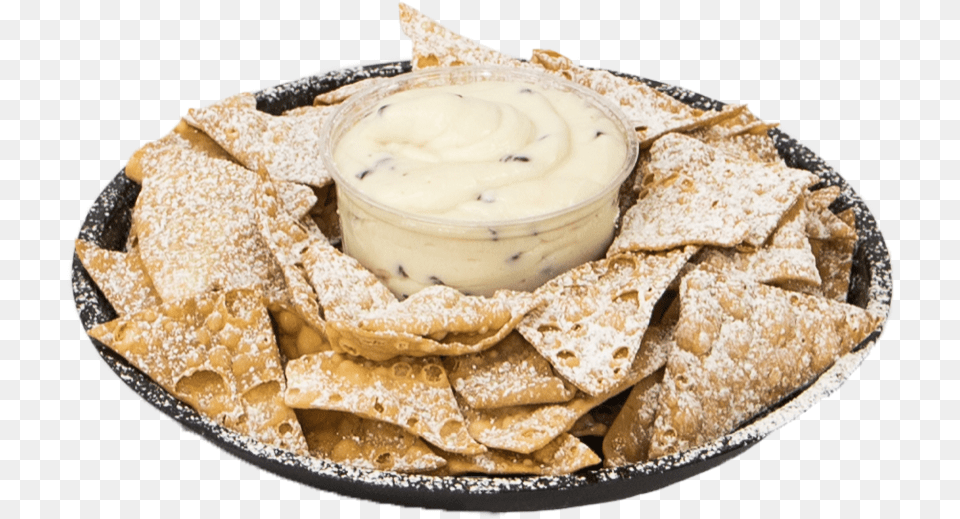 Cannoli Chip And Dip Cannoli Dip Tray, Bread, Food, Cream, Dessert Png
