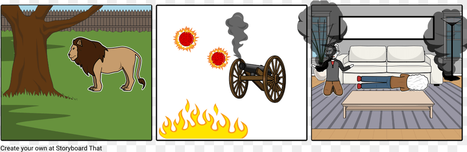 Cannon, Animal, Lion, Mammal, Weapon Png Image