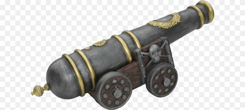 Cannon Download With Background Dibujo Pirata, Weapon, Device, Grass, Lawn Png Image