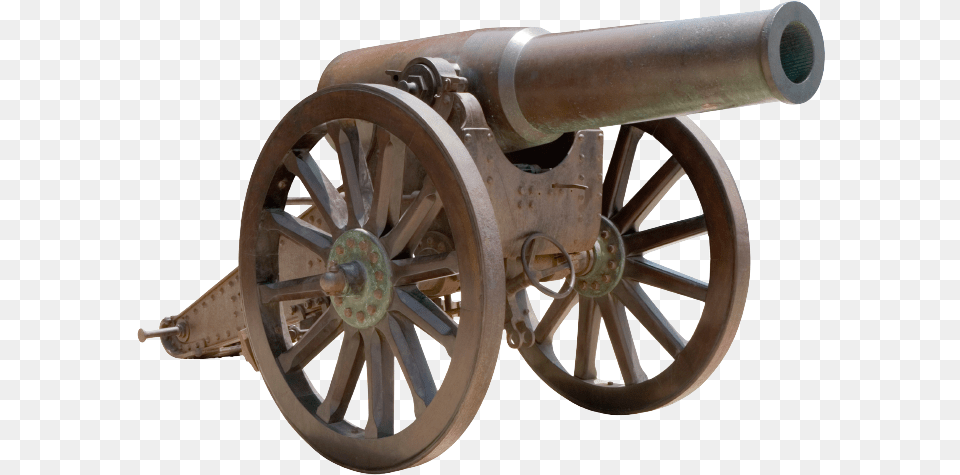 Cannon Download Cannon, Machine, Weapon, Wheel Free Png