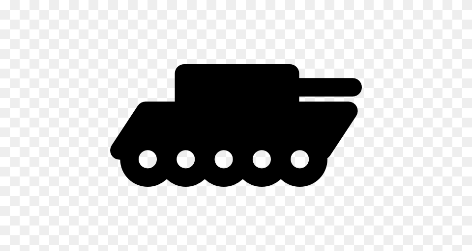 Cannon Heavy Weapons Military Tank War Artillery Icon, Gray Png