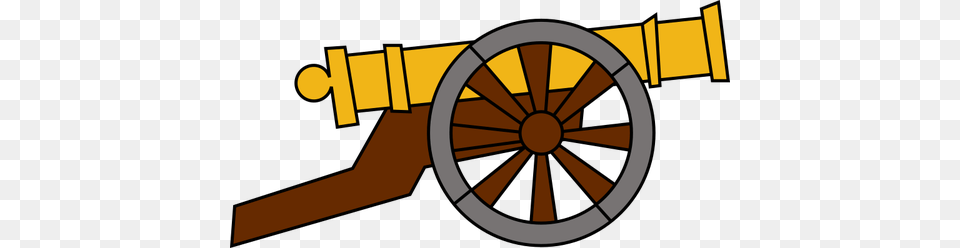 Cannon Image, Weapon, Machine, Wheel Free Png