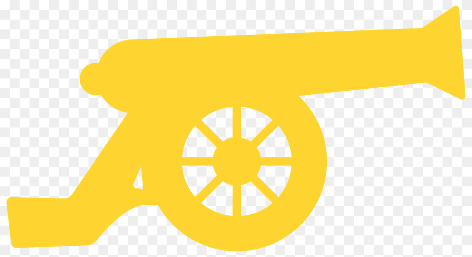 Cannon Silhouette, Weapon Free Transparent Png