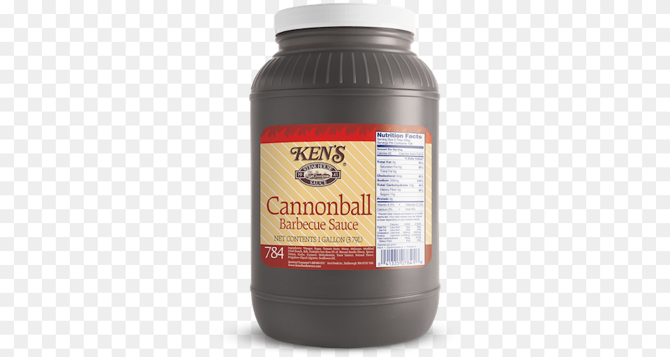 Cannonball Barbecue Sauce Ken39s Bbq Sauce, Bottle, Shaker, Food, Seasoning Png Image