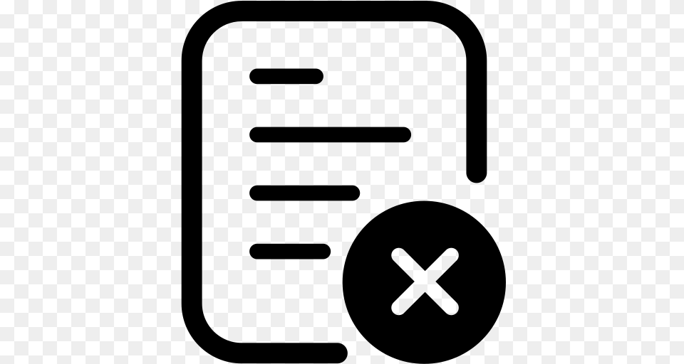 Cannot Declare Cannot Delete Icon With And Vector Format, Gray Png