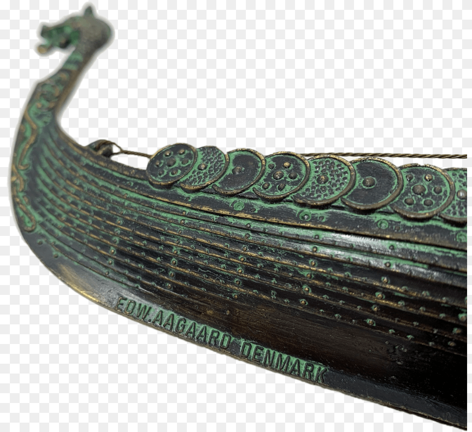 Canoe, Bronze, Boat, Transportation, Vehicle Png Image