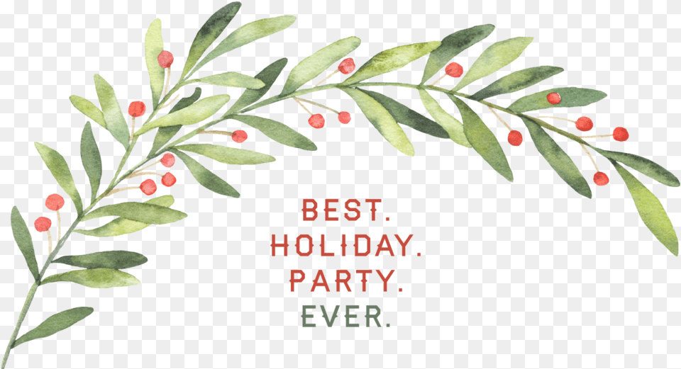 Canoe Best Holiday Party Ever 2018 Bottlebush, Leaf, Tree, Plant, Herbs Png