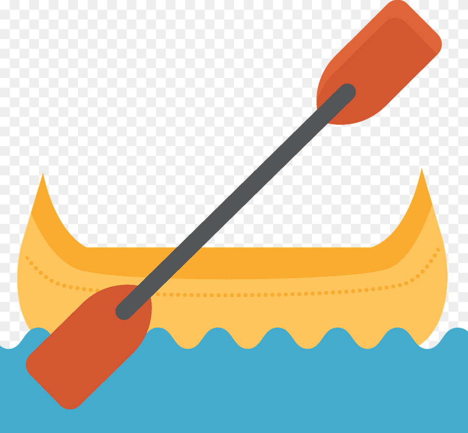 Canoe Clipart, Oars, Paddle, Smoke Pipe Png