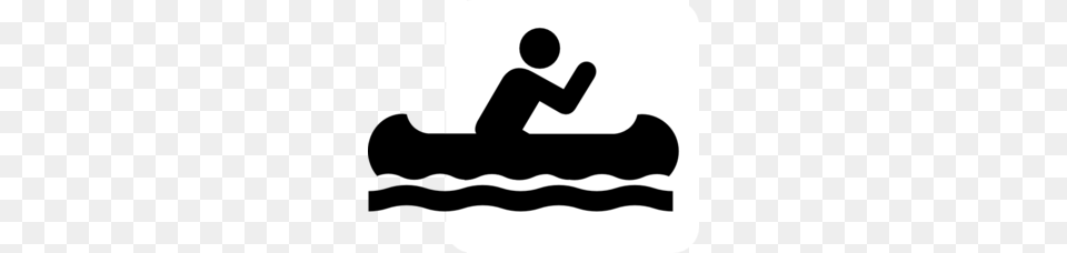Canoe Clipart Silhouette, Stencil, Smoke Pipe Free Png Download