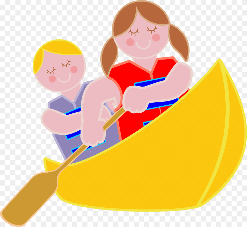 Canoe Cliparts, Oars, Baby, Person, Boat Png