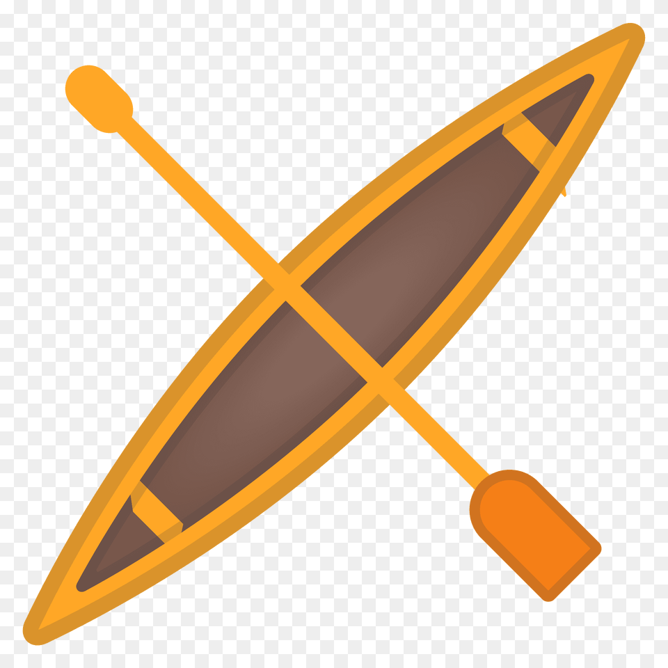Canoe Emoji Clipart, Oars, Transportation, Boat, Vehicle Free Transparent Png