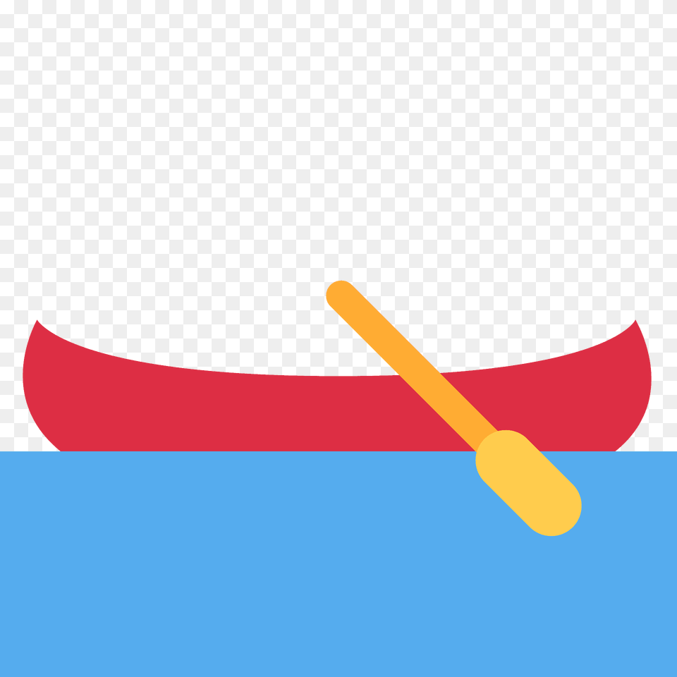 Canoe Emoji Clipart, Oars, Boat, Rowboat, Transportation Free Png Download