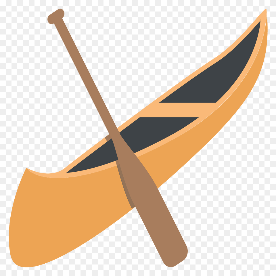 Canoe Emoji Clipart, Boat, Vehicle, Transportation, Rowboat Free Png Download