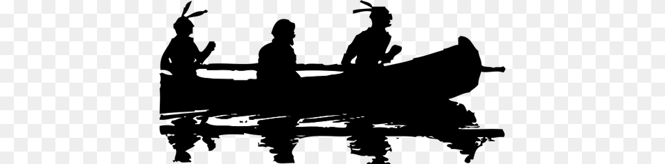 Canoe Silhouette Clip Art, Lighting, Aircraft, Transportation, Vehicle Png Image