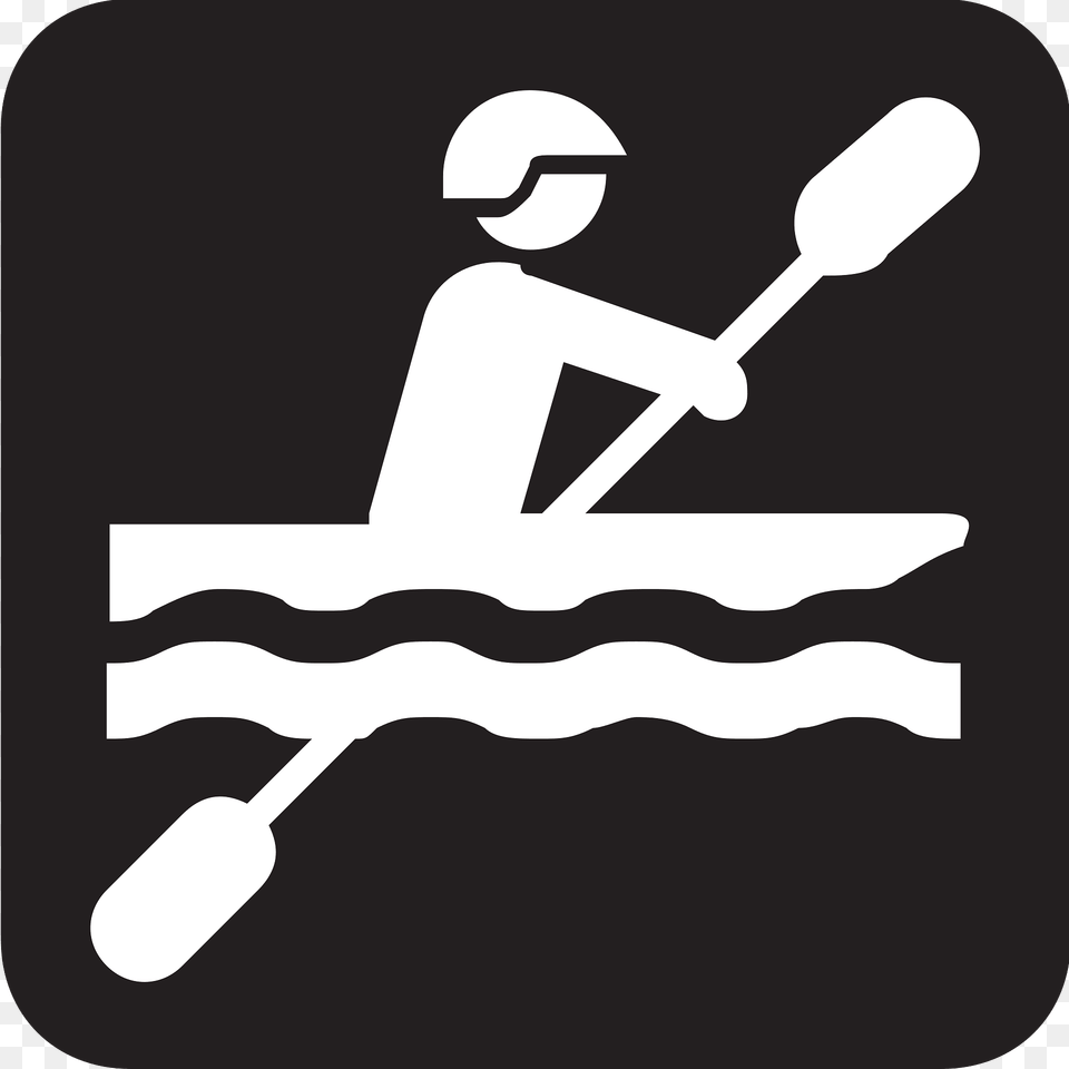 Canoeing Clipart, Oars, Stencil Free Transparent Png