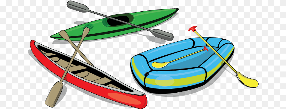 Canoes, Oars, Boat, Dinghy, Transportation Png Image