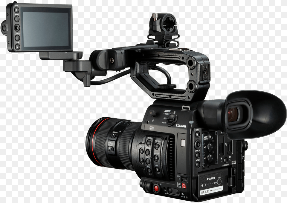 Canon C200 4k Internal Raw Cinema Camera Canon Eos C, Electronics, Video Camera, Screen, Computer Hardware Png