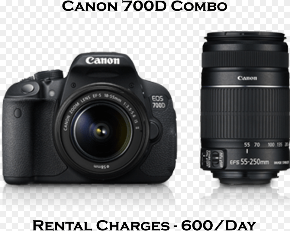 Canon Camera 700d Price Canon 700d With 55 250mm Lens, Electronics, Digital Camera Png Image