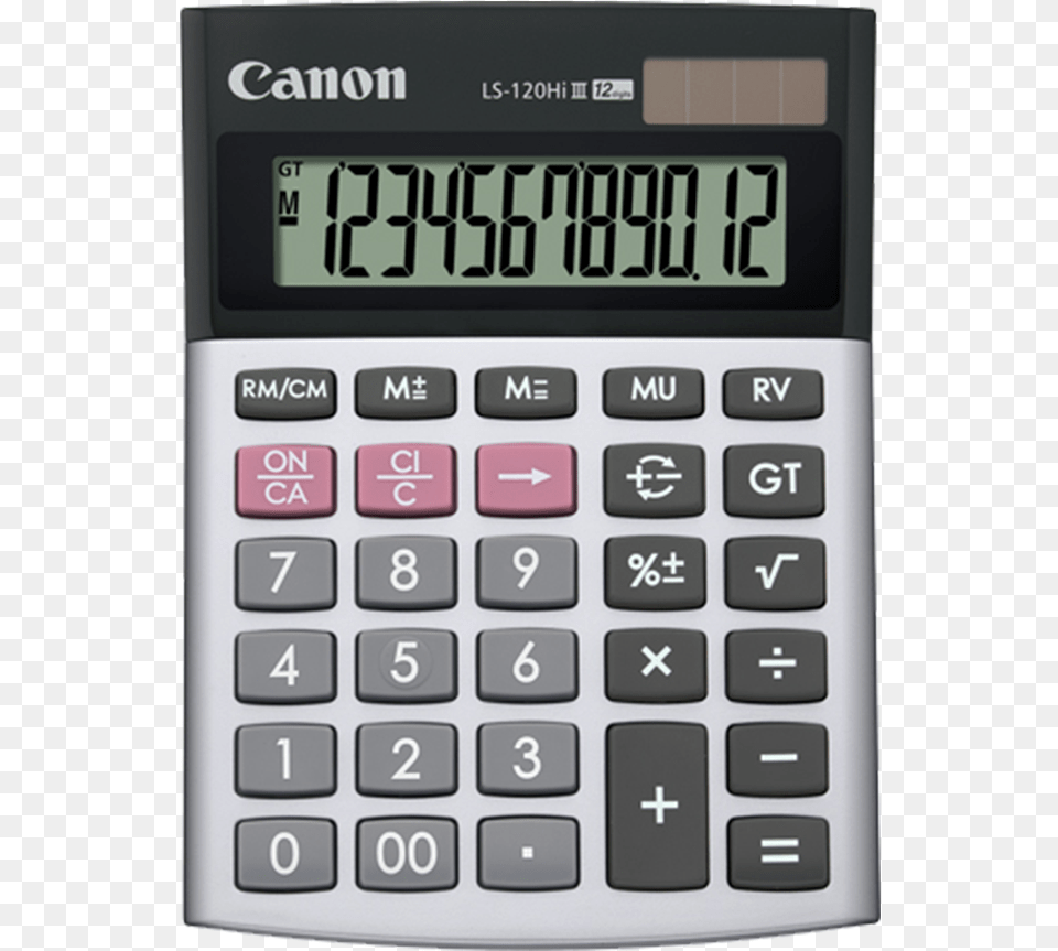 Canon Canon Ls 120hi Iii, Calculator, Electronics, Mobile Phone, Phone Free Png