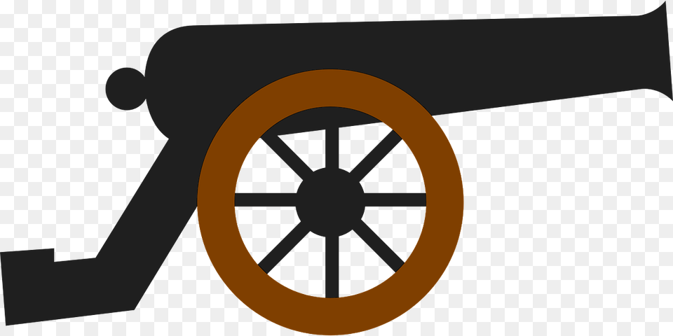 Canon Clipart Gun, Alloy Wheel, Car, Car Wheel, Machine Png Image
