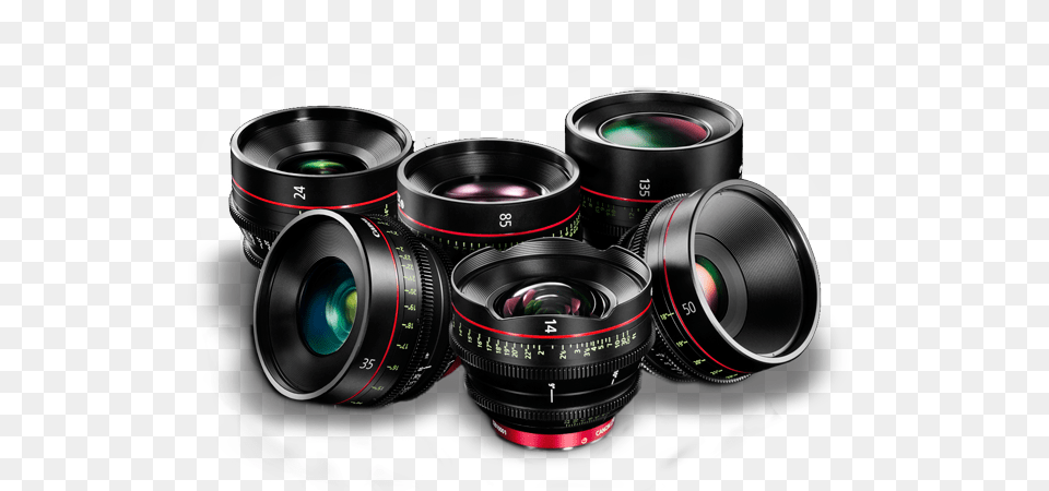 Canon Cn E Pro Set Canon Cine Primes, Electronics, Camera Lens Free Png Download