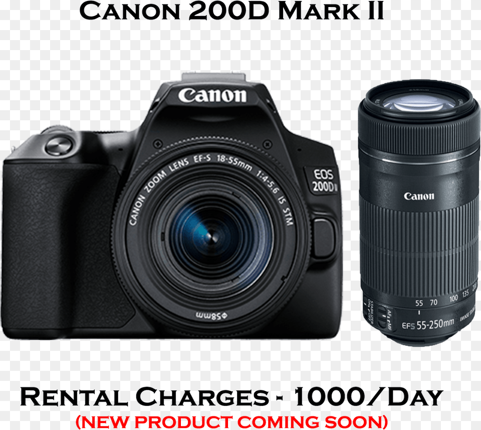Canon Eos 200d Ii, Camera, Electronics, Digital Camera Png Image