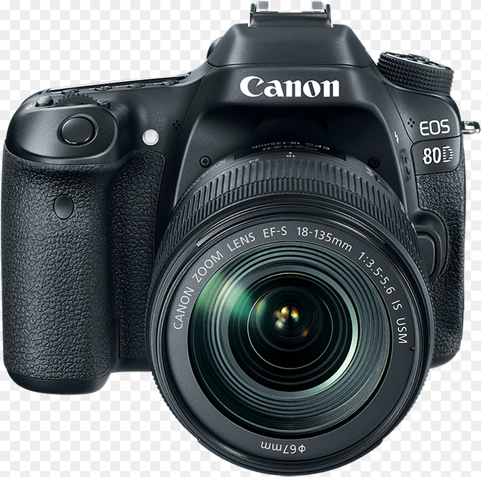 Canon Eos 80d Updates Dual Pixel Af Bumps Resolution Canon Eos 80d W Ef S18 135mm, Camera, Digital Camera, Electronics Png