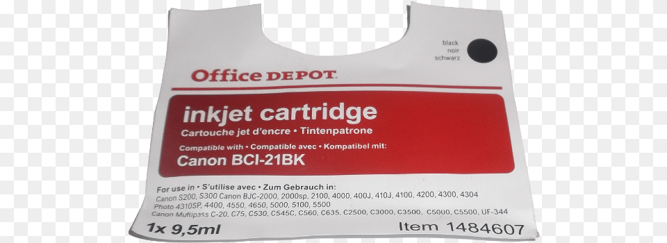 Canon Ink Cartridge Bci 21bk Active Tank Free Png Download