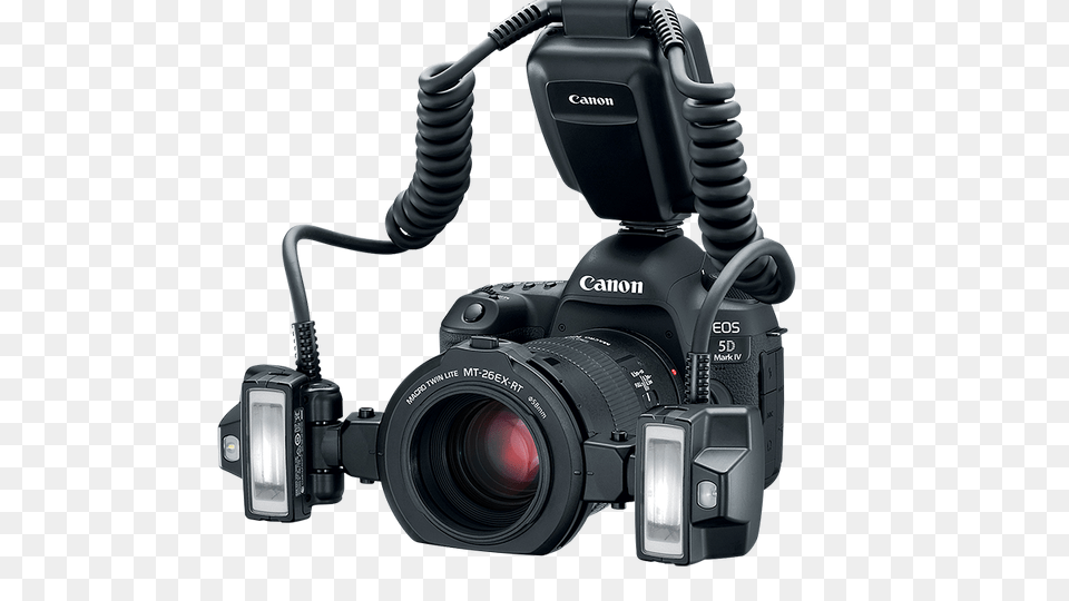 Canon Introduces Macro Twin Lite Mt Rt Digital Photography, Camera, Electronics, Video Camera, Digital Camera Png